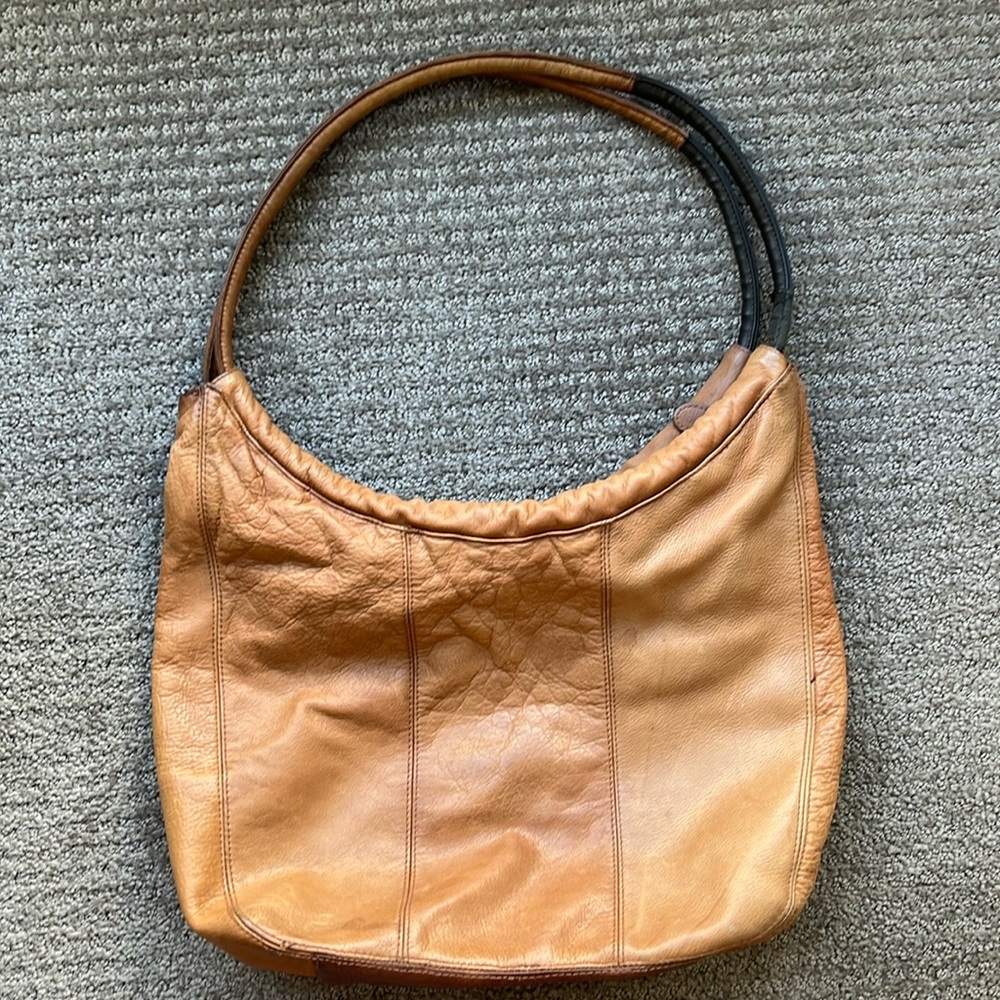Brown Leather Bag - Thrifted